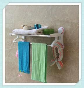 Double Towel Bar Holder for Bathroom Shelf Rack