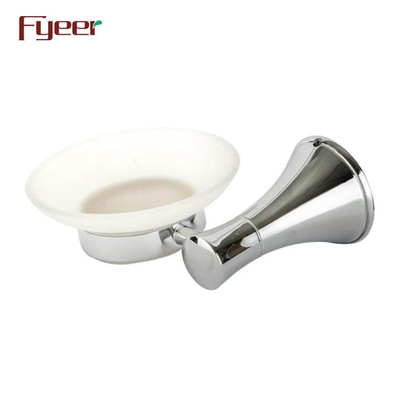 Fyeer Bathroom Accessory Brass Soap Dish Holder