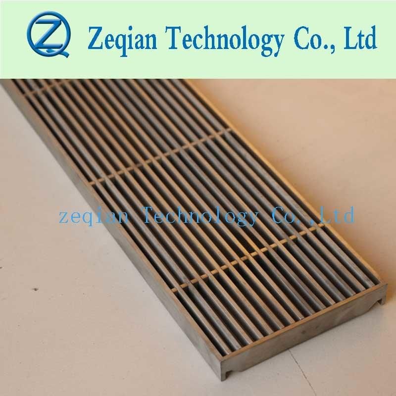 Polymer Concrete Trench Drain with Heel Proof Grating for Garden