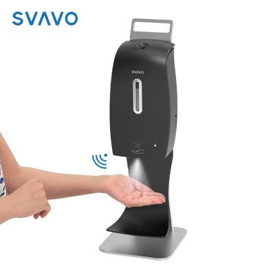 Svavo Thermometer Sensor Temperature Automatic Hand Sanitizer Soap Dispenser for Hotel