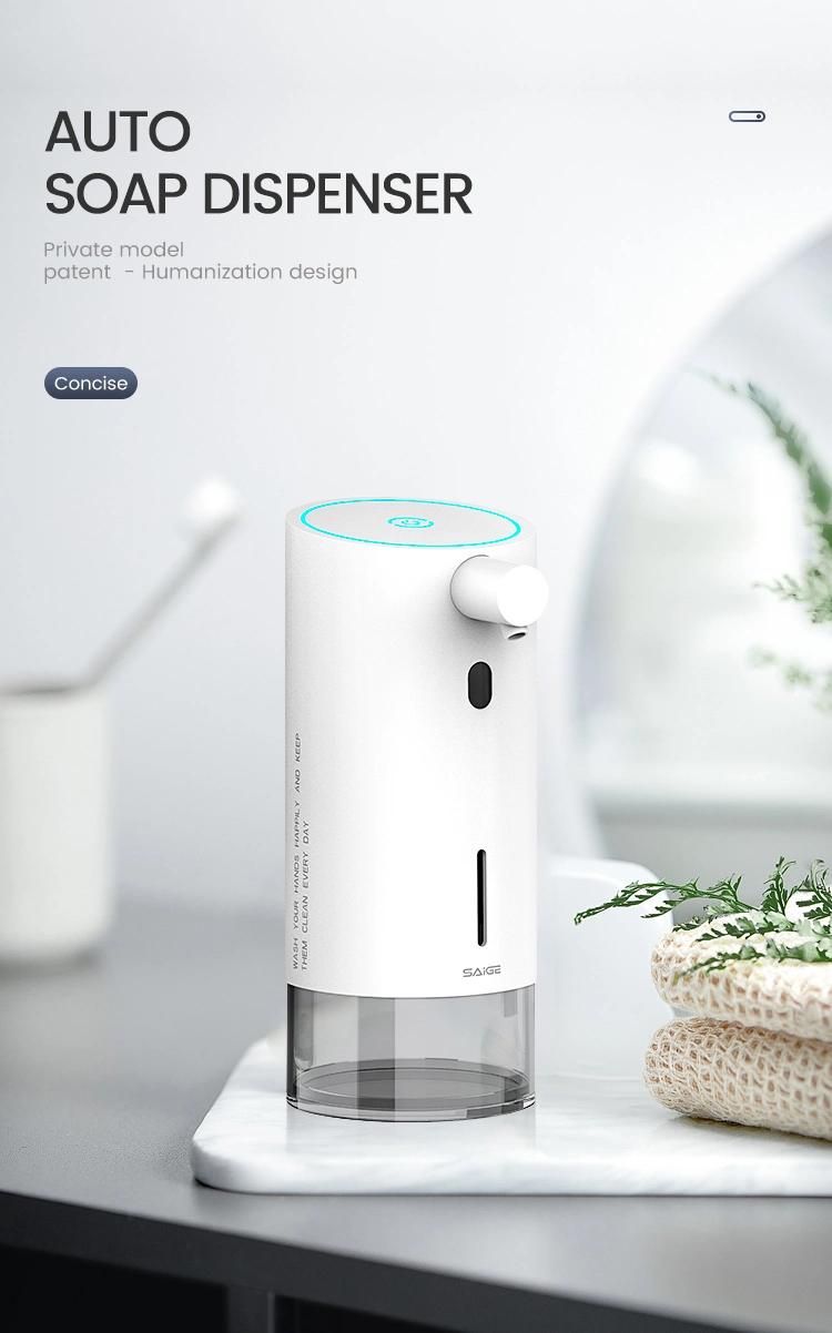 Saige Bathroom 250ml USB Rechargeable Automatic Hand Sanitizer Dispenser