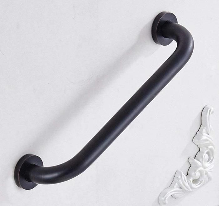 Safety Hand Rail Support SUS304 Straight Grab Bar Matte Black