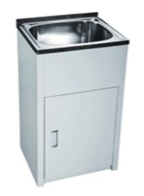 Bathroom White Single Sink Laundry Tub (555)