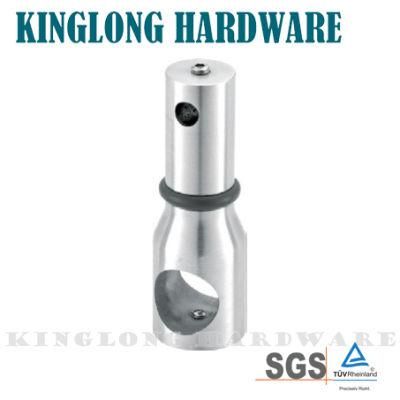 Stainless Steel Bathroom Hardware Shower Door Fitting Casting Glass Sliding Door Tube Stopper