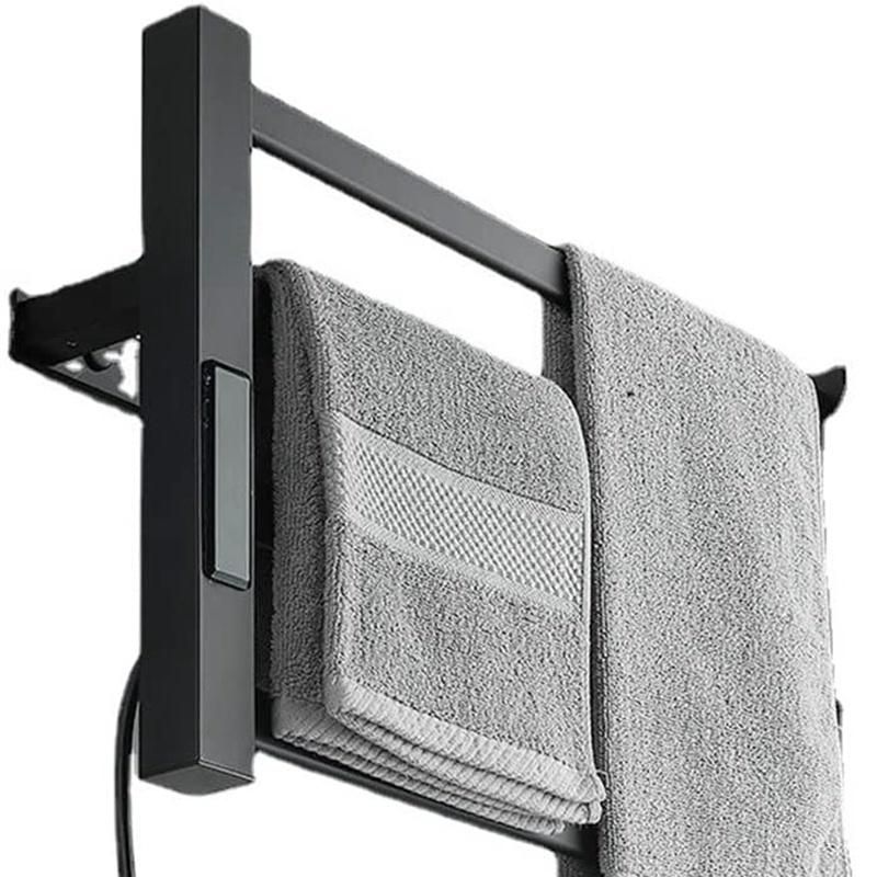 Best Aluminum Material Towel Heating Rack Bathrobe Drying Rails Wall Mounting Fixed