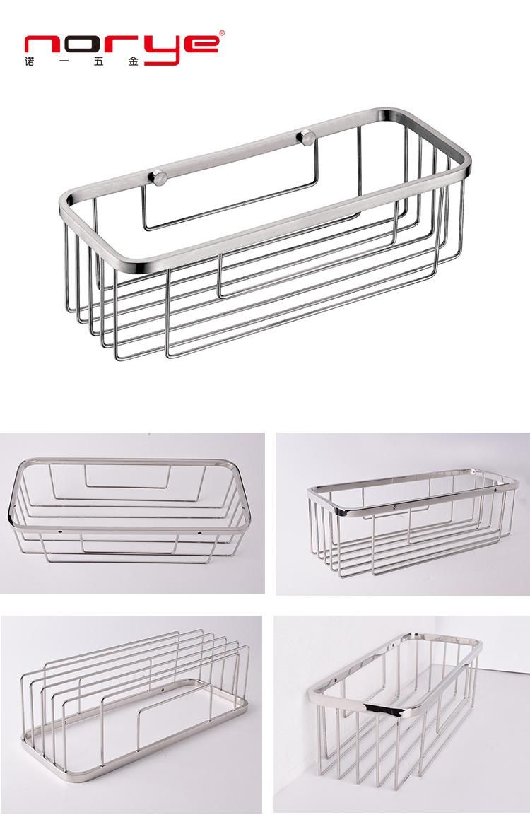 Bathroom Storage Stainless Steel Wire Basket Triangle Corner Basket