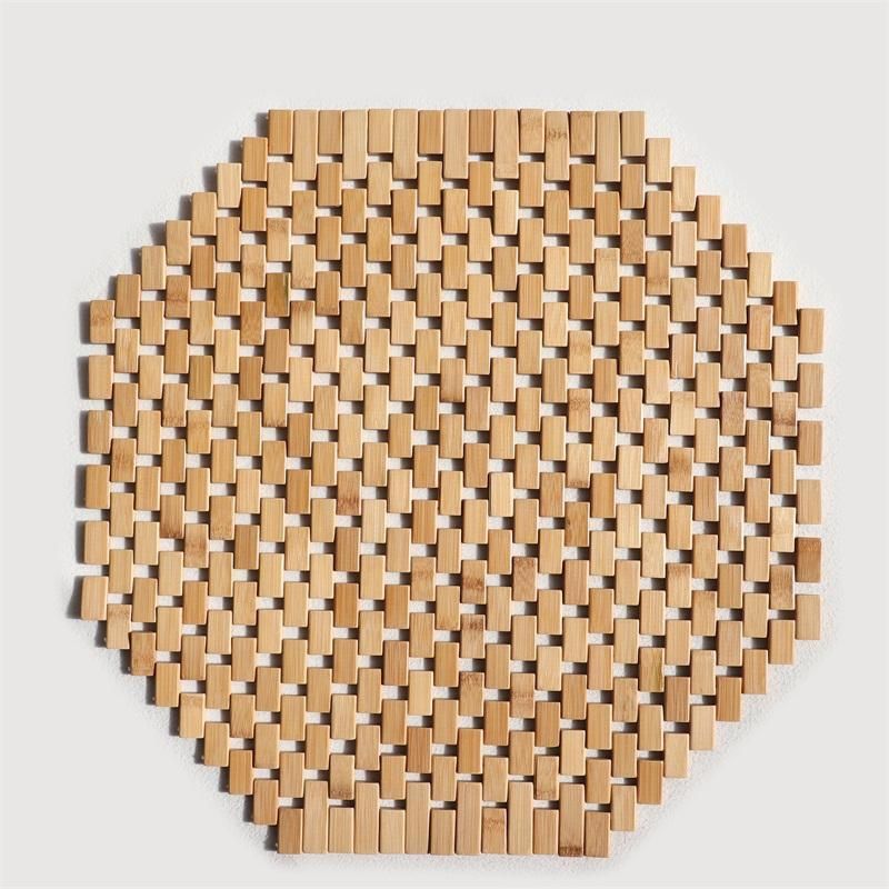 High Quality Natural Synthetic Wood Bathroom Bamboo Floor Mat