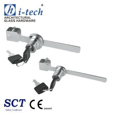 Glass Sliding Door Lock Furniture Lock for 10-12 mm Glass