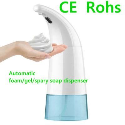 Wholesale 250ml Foam Gel Spray Automatic Motion Sensor Foaming Liquid Soap Dispenser Induction Sterilization Touchless Soap Dispenser Despenser
