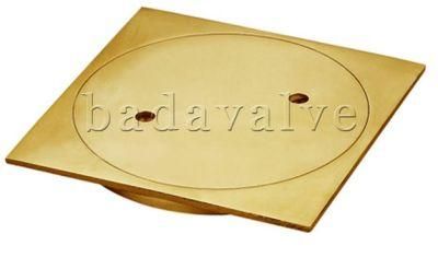 Hot Sale Brass Square Floor Drain with Nature Color