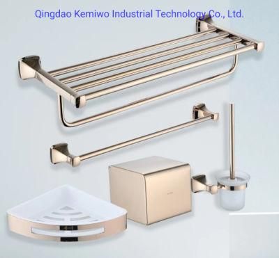 Bathroom Hardware Aluminum Alloy + #304 Stainless Steel Accessories