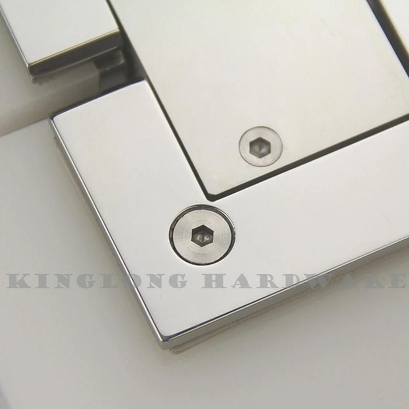 Stainless Steel Wall Mount Bathroom Glass Door Hinges Shower Room Accessories Glass Door Clamps Shower Hinge