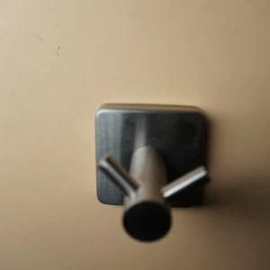 Wall Mounted Inox Stainless Steel Double Robe Hook