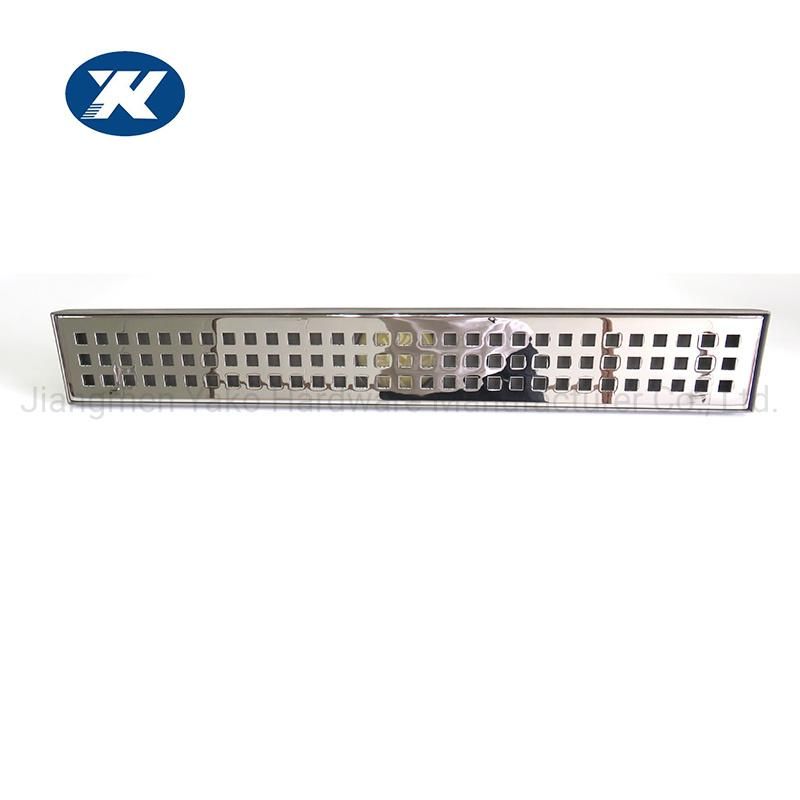 Stainless Steel Long Square Sanitary Fitting Floor Device Drainer Grate Drain