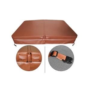 Square Hot Tub Cover Waterproof SPA Hard Cover Outdoor, Whirlpool Accessory Thermal Insulation Hot Tub SPA Cover
