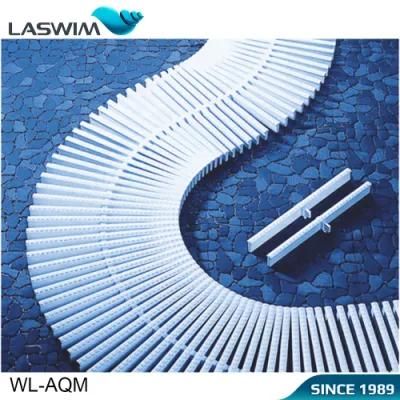 Swimming Pool ABS Bone and White Color Flexible Gutter Grating