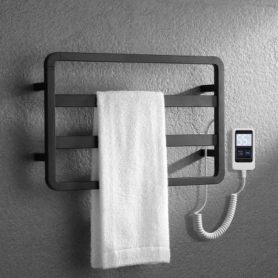 Kaiiy Hotel Bathroom Heated Towel Rack Electric Towel Warmer Rack Household Modern Wall Mounted Towel Rack
