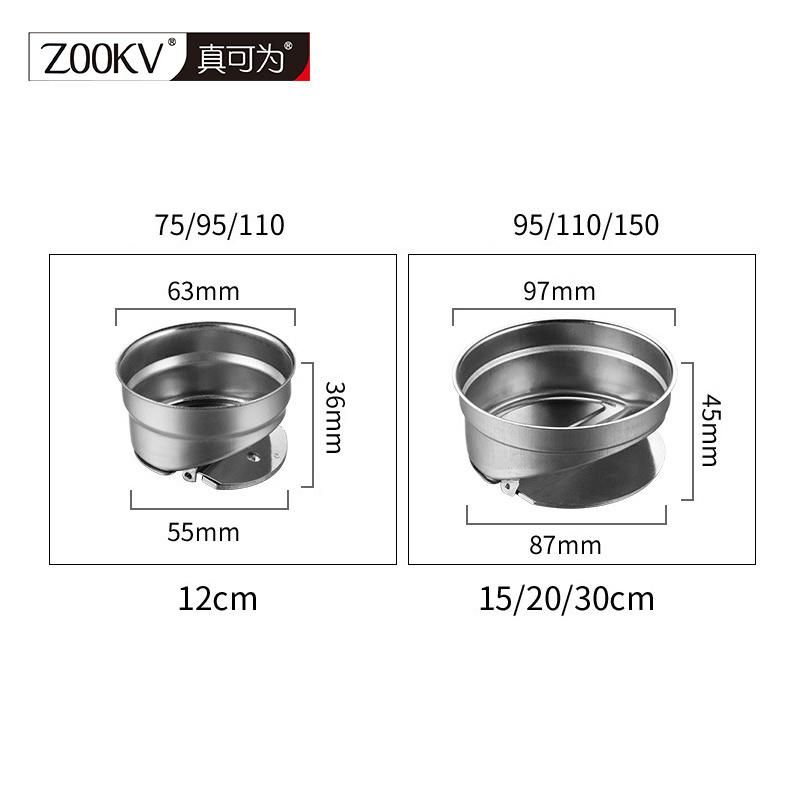 10*10cm Public Bathroom Balcony Shower Room Large Discharge Odour Proof Stainless Steel Big Size Floor Drain