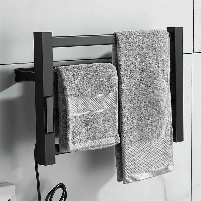 Intelligent Towel Shelf Hanging Hook Remove Moisture Towel Warming Rack for Bathroom