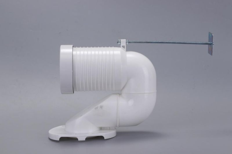 Wholesale Bathroom White Plastic Flexible Drain Hose Soil Pipe Wc Toilet Waste Pan Connector