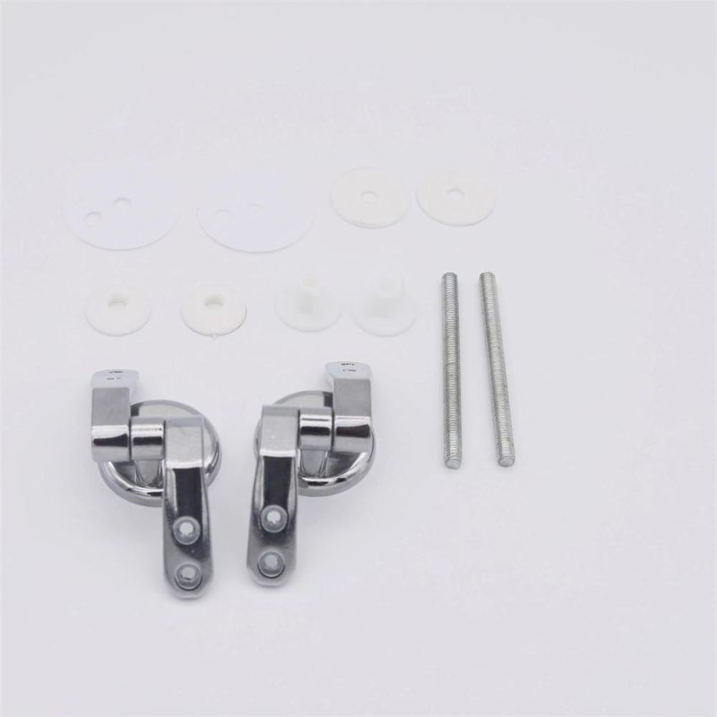 High Quality Chrome Finish Zinc Alloy Hinges for Toilet Seat