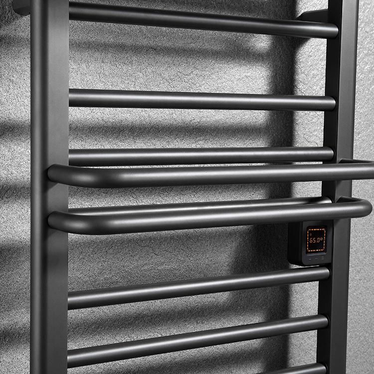 Kaiiy Aluminum Electric Heater Towel Rack Wall Rack Bathroom Towel Rack with Shelf