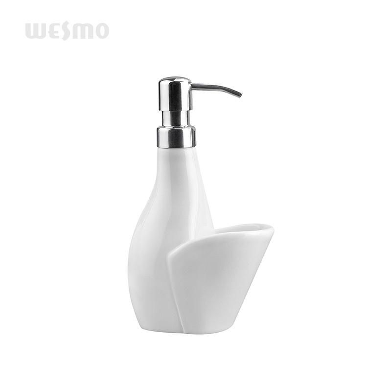 Manufacturer Custom Kitchen Organizer Soap Dispenser with Sponge Holder