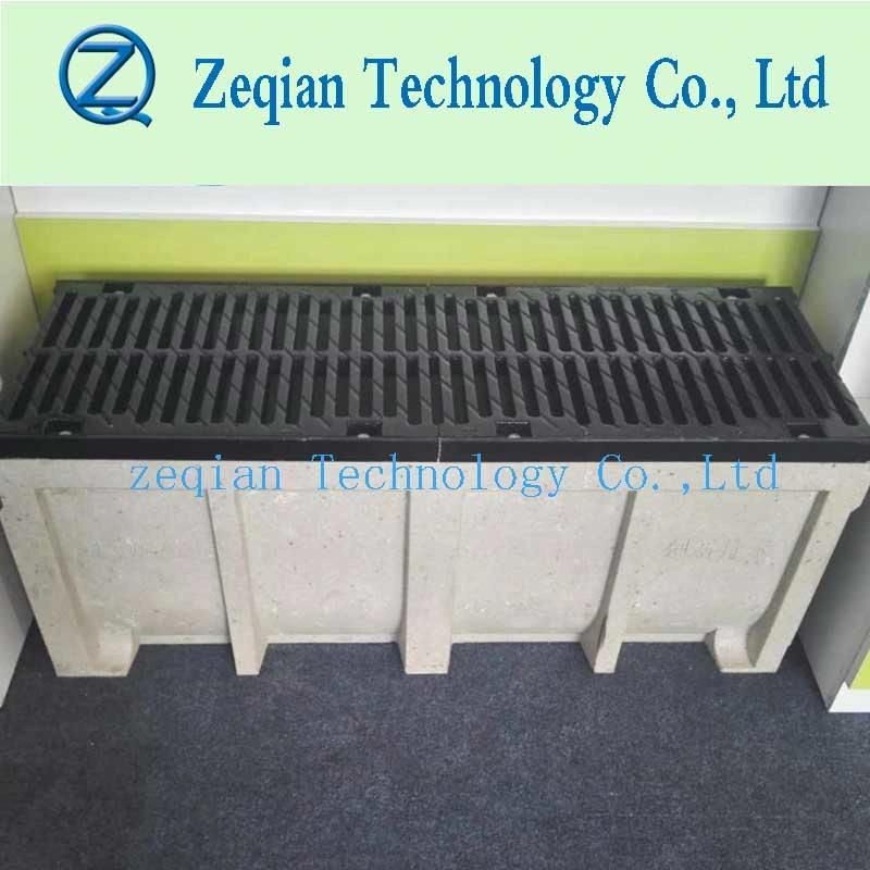 En1433 Standard Polymer Concrete Trench Drain with Metal Cover