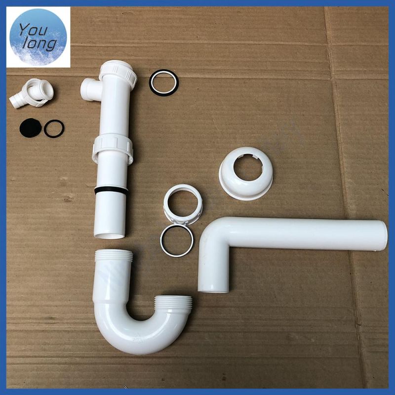 Sink Drain Pipe PVC Pipe for Kitchen Strainer Bathroom Siphon