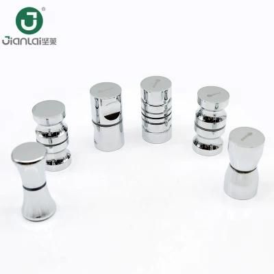 China Supplier Bathroom Accessories Double Sided Small Shower Door Knob