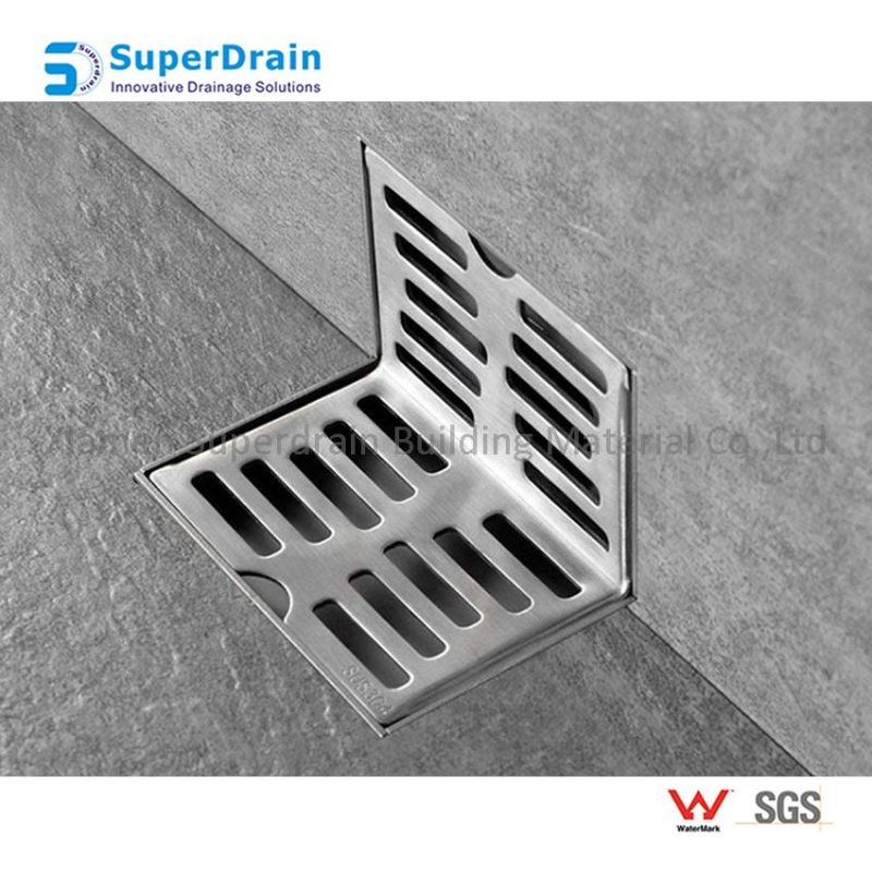 China Factory Anti Cockroach Trap Decorative Stainless Steel 304 316 Floor Drains Grate