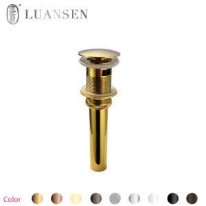 Luansen Bathroom Basin Brass Click Pop up Drain
