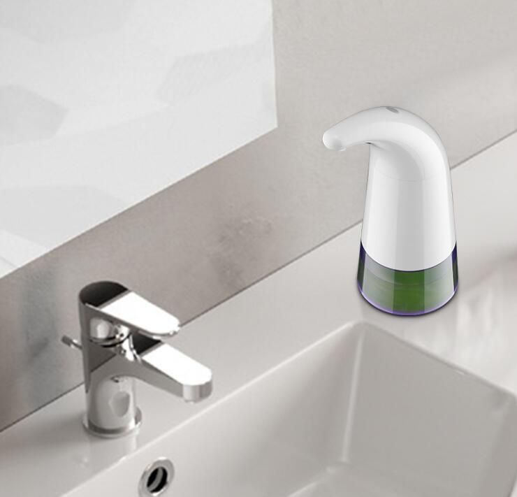 250ml Automatic Infrared Sensor Foam/ Liquid Soap/Hand Sanitizer Dispenser Desk Mounted Home Office Restroom