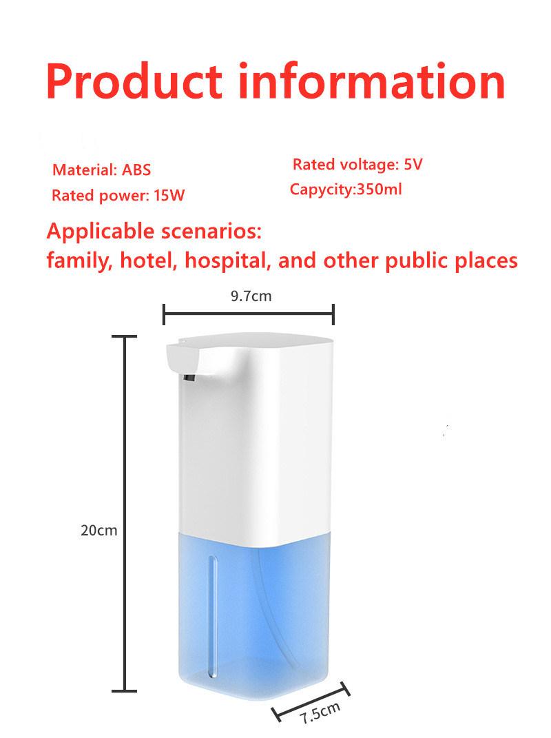 Desk Mounted Automatic Soap Dispenser Infrared Touchless Soap Dispenser for Liquid Alcohol Foam Soap