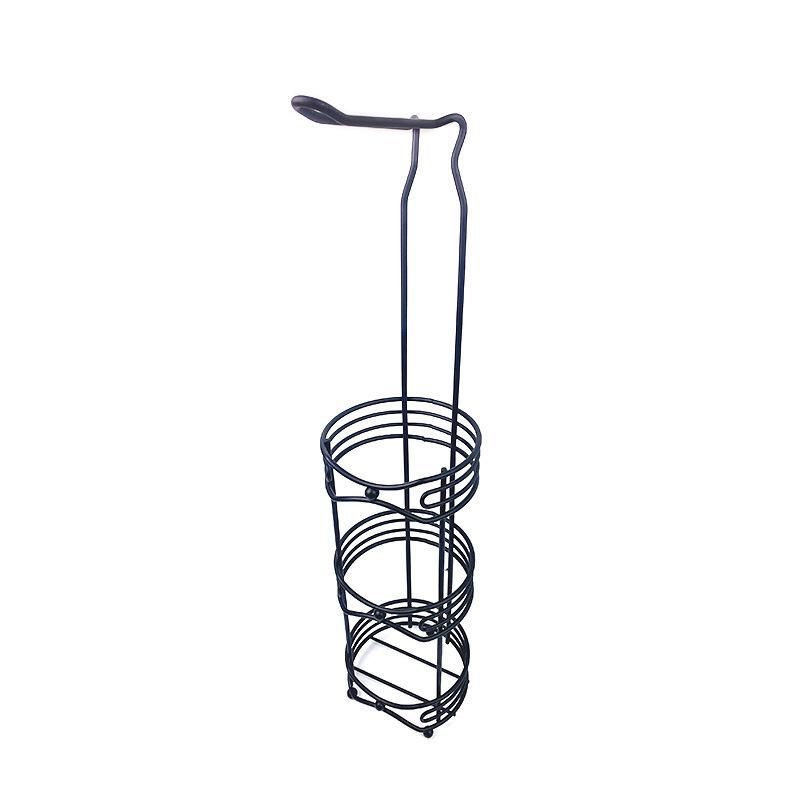 Metal Freestanding Toilet Paper Roll Holder Stand