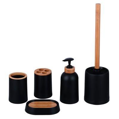 Latest Household High Quality Hot Sale Home Bamboo Bathroom Set