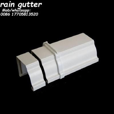 Vinyl PVC Rain Gutter/UPVC Rain Water Collector/Plastic Roof Rain Gutter Made in China