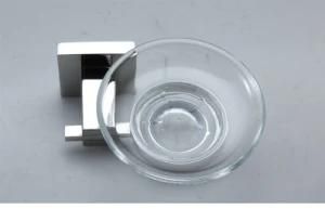 Stainless Steel SUS304 Bathroom Glass Soap Dish and Holder