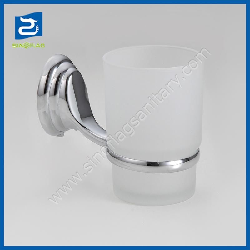 Zinc Bathroom Accessories Wall Mounted Toilet Brush Holder