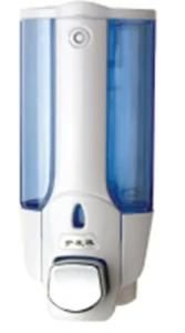 Durable Modeling 380ml Blue Plastic Fancy Liquid Soap Dispenser