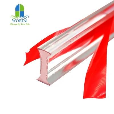 Bathroom 3m Double Sided Tape of Glass Door Gap Filling Plastic Seals Clear Seal Strip