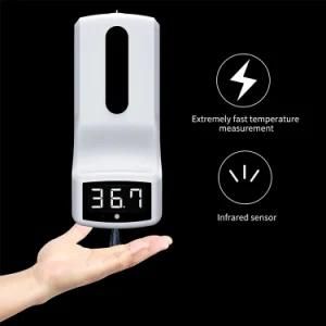 2020 Hot Selling K9 Automatic Touchless Wall Mounted Thermometer Liquid Soap Dispensers