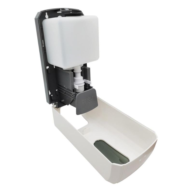 ABS Plastic Manual Single Press Push Spray Alcohol Wall Hand Sanitizer Liquid Soap Dispenser