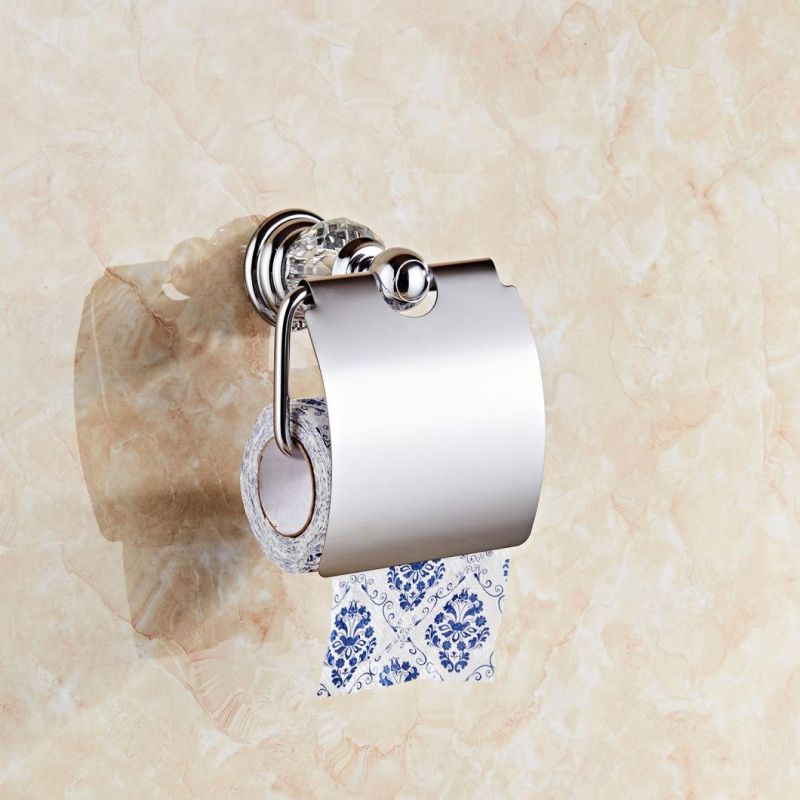 Bathroom Toilet Tissue Holder Paper Holder Modern Zinc Chrome Plating Alloy+Ss201