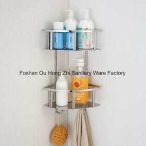 Bathroom Accessories Wall Mounted Two Layers Shower Corner Basket Caddy