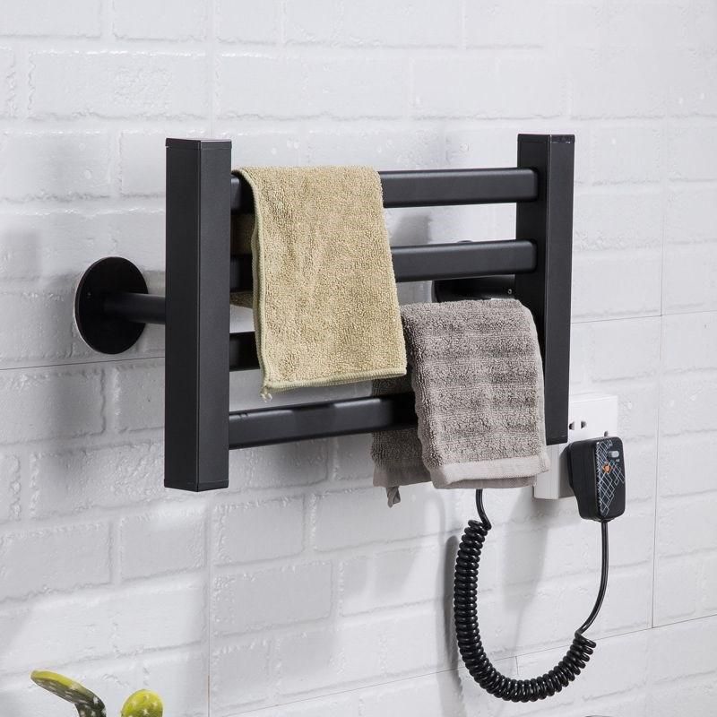 304 Stainless Steel Wall Mounted Black Paint Bathroom Accessories Set
