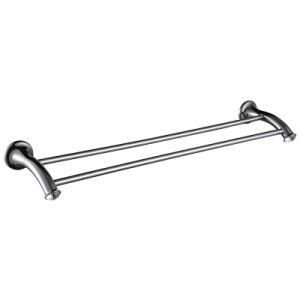 9003 Bathroom Accessories Chrome Finish Double Towel Bar