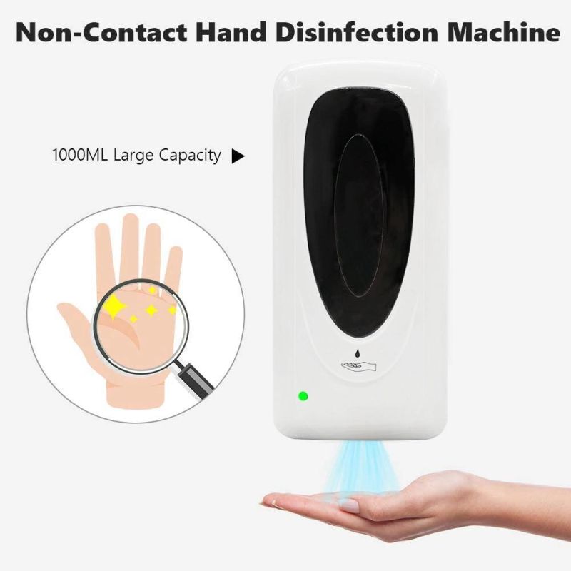Spray Foam Wall Mount Infrade Automatic Alcohol Gel Hand Sanitizer Dispenser 1L