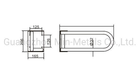 Foldable Swing Handrail Safe Grab Bar for Disabled Mx-HD930