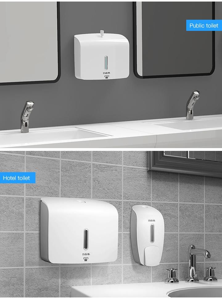 Commercial Wall-Mounted Manual Paper Towel Holder Toilet Paper Holder